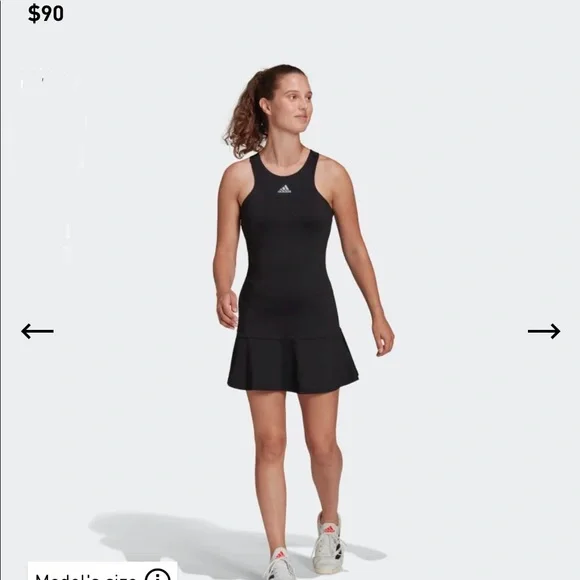 black adidas tennis dress adidas US Series Women's Tennis Dress main image 1